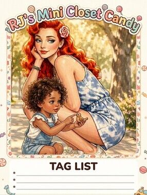 TAG LIST: MINI CLOSET CANDY KIDS SHOW - Like & Share To Be Tagged When I'm Live